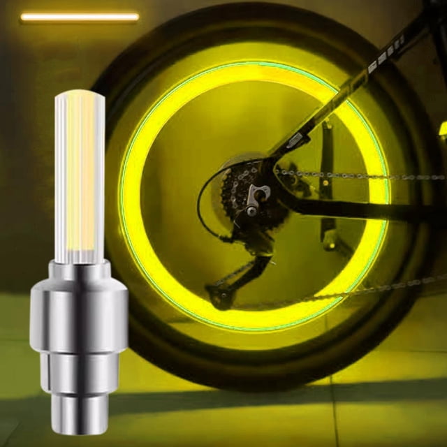 SSZMDLB Feux de Pneu de Vélo, Lumières de Roue Clignotantes pour Night Riding, Matériau PC Haute Résistance, Installation Facile, Batterie Longue Durée, Accessoires de Sécurité pour Bicyclettes et Équipement de Cyclisme