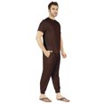 thumbnail image 2 of Inkmeso Ensemble de Pyjama Uni pour Hommes, Manches Courtes, Vêtement de Nuit à Col Rond, Ensemble de Pj, 2 of 7