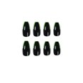 thumbnail image 4 of Fofosbeauty 24pcs Press on False Nails, Square Fake Nails, French Spirit, 4 of 8