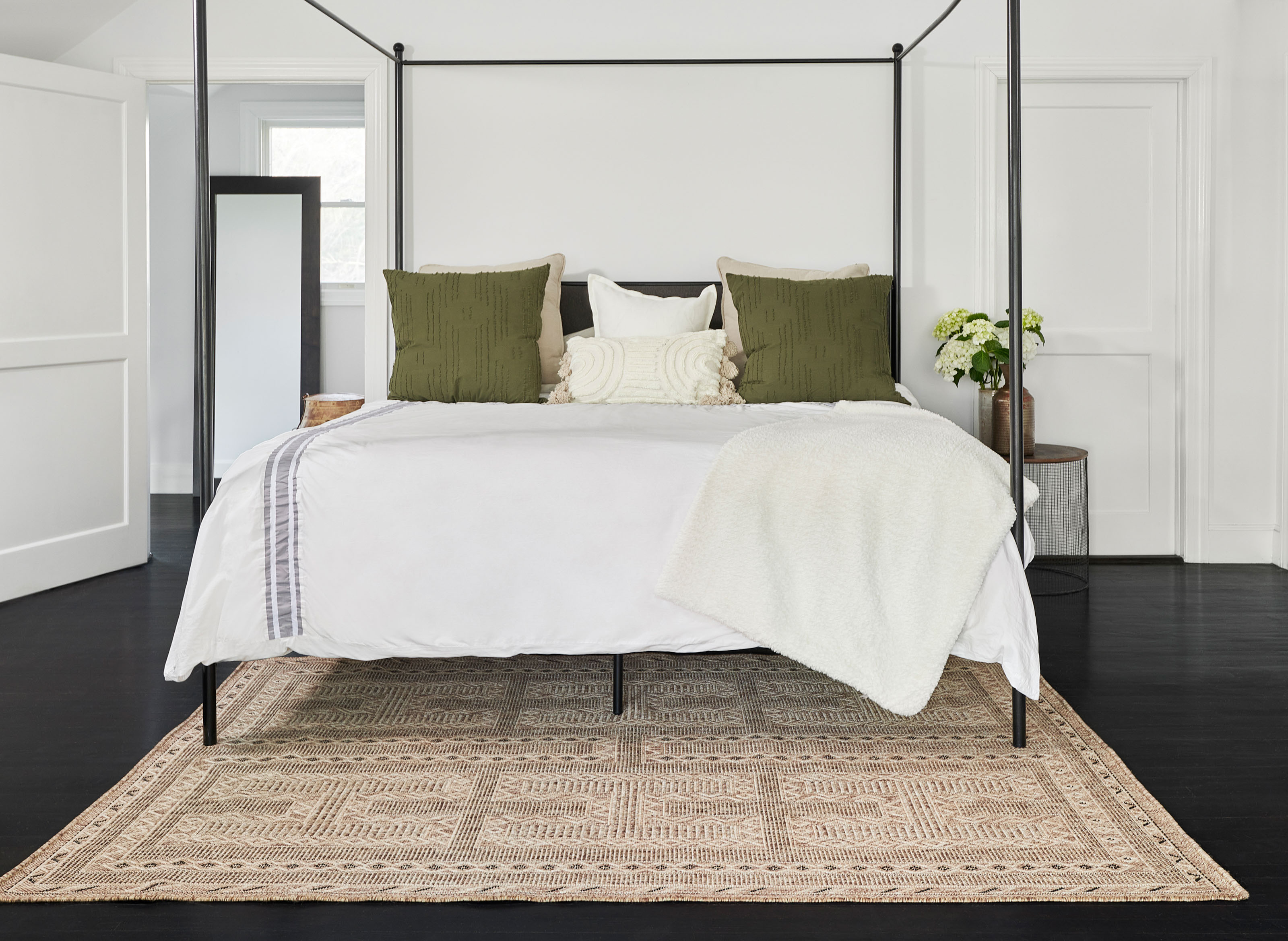 ECARPET Hazel Tapis pour Salon, Chambre, Salle A Manger, Entrée, Couloir et Plus Encore.