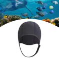 thumbnail image 2 of kurtrusly 3mm Neoprene Scuba Diving Hat Protection Ear for Rafting Underwater Unisex black, 2 of 9