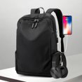 thumbnail image 2 of Chmadoxn Men Backpack 17.3 In USB Charging Laptop Computer Bag Casual Business B ag, 2 of 5