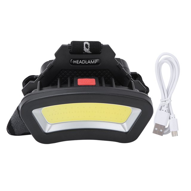 Lampe de Tête Extérieure, Lampe de Travail C0B Flood Lampe de Pêche Lampe de Camping Conçue sur Mesure