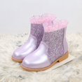 thumbnail image 1 of XIMIN Toddler Riding Boots Girls Princess Rhinestone Sparkly Boots Ponited Toe Mid Calf Ankle High Booties Mid-Calf Dress Up Party Boot, 1 of 8