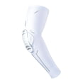 thumbnail image 2 of Compression Sports Arm Sleeves with Honeycomb Elbow Protection - Breathable Moisture Wicking Protective Gear Basketball Football Cycling Anti-Slip Silicone Grip, 2 of 8