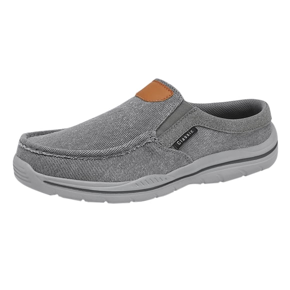 AUDeals Men's Orthopedic Slip On Loafers, Walking Shoes with Arch Support and Comfort for Plantar Fasciitis Relief