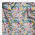 thumbnail image 4 of Soimoi Rayon Fabric Leaves & Floral Artistic Print Fabric by The Yard 42 Inch Wide, 4 of 5