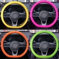 thumbnail image 2 of Anti-Skid Silicone Steering Wheel Cover Car Sweat-Absorbing Auto Thin Steering Handle Soft, 2 of 6