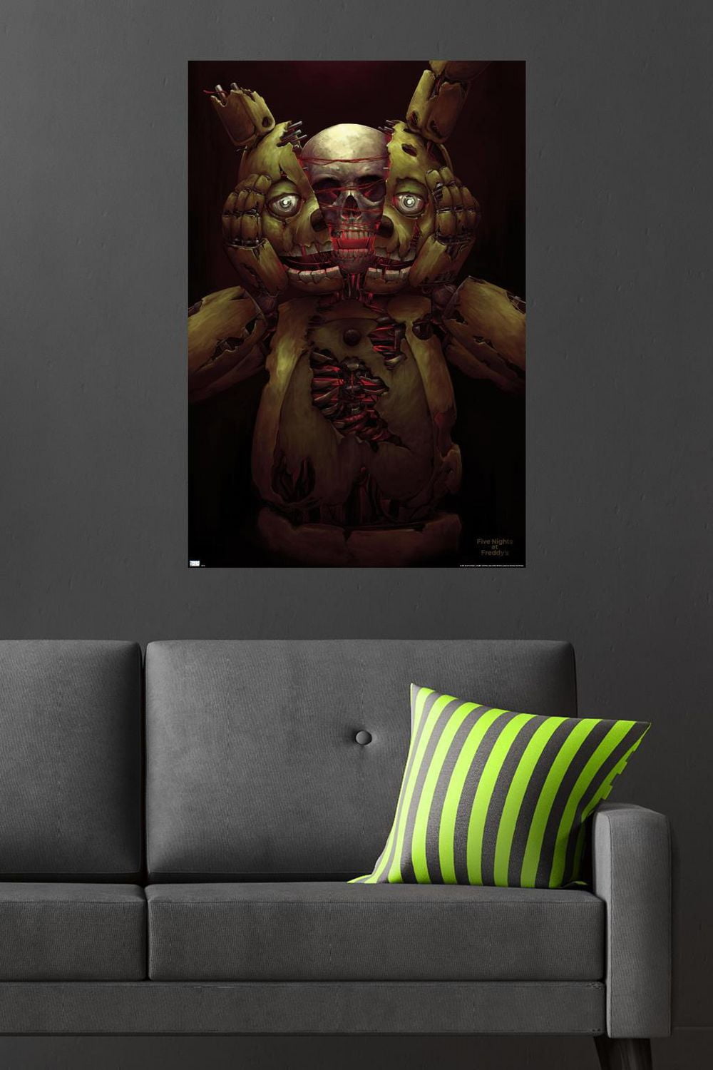 Five Nights at Freddy's - Skull Wall Poster, 22.375" x 34"