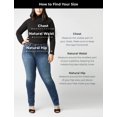 thumbnail image 5 of Silver Jeans Co. Women's Plus Size Suki Curvy Fit Mid Rise Super Skinny Jeans, 5 of 5