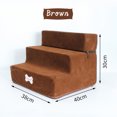 thumbnail image 3 of LSLJS High-Density Sponge Pet Stair Non-Slip Bottom Pet Bed Dog Ramp 2 Steps, 3 of 3
