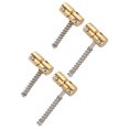 thumbnail image 1 of Demonsen Selle de Corde de Chevalet Bass Ensemble de Selle de Basse, 4pcs Basse Chaîne Selle 4 String Laiton Pont Ensemble Kit Accessoire de Remplacement pour Électrique, 1 of 8