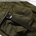 thumbnail image 3 of Cargo Work Pants for Men Mens Casual Pure Color Outdoors Pocket Beach Work Trouser Cargo Shorts Pant Mens Cargo Work Pants Cargo Work Shorts for Men Cargo Pants for Men with Pockets, 3 of 5