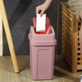 thumbnail image 4 of (2 Pack) Large Kitchen Can with Swing Top Lid Durable Garbage for Home Living Room Waste Storage Covered Dustbin, 4 of 7