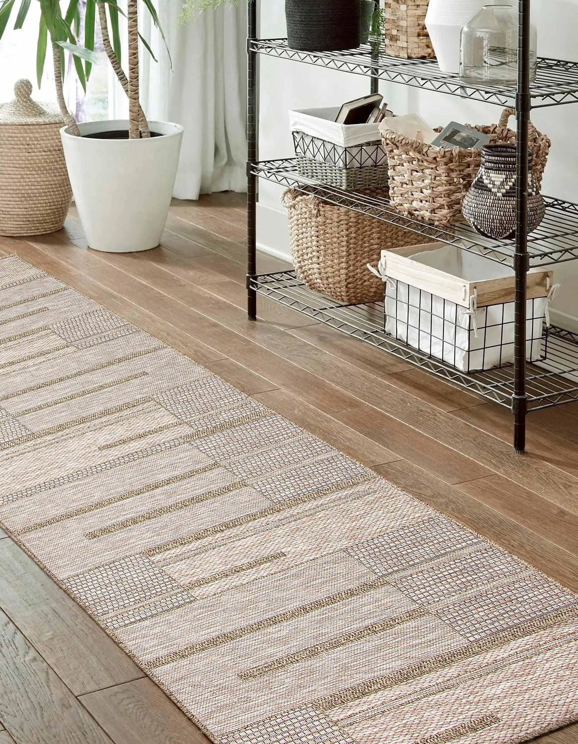 ECARPET Atlas Nautical Coastal Area Rug for living room, bedroom, dining entrance, hallway and more.