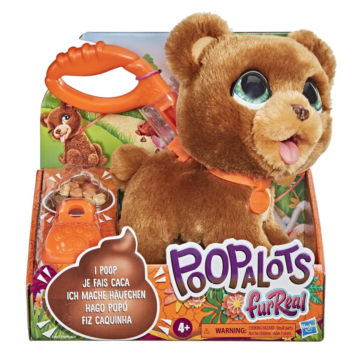 furReal Poopalots Grands marcheurs, jouet interactif
