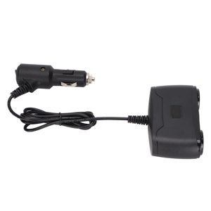 Q Chargeur de voiture, Adaptateur de diviseur d'éclairage Cigarette USB Adaptateur de prise de voiture Chargeur Expérience inégalée