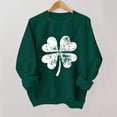 thumbnail image 2 of Jolis Hauts à Manches Longues pour Garçons et Filles avec Imprimé de la Saint-Patrick, Chandail à Col Rond pour Tenue Décontractée d'École, 2 of 3