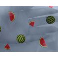 thumbnail image 4 of oneOone Georgette Viscose Fabric Watermelon Fruit Fabric Prints by Yard 42 Inch Wide, 4 of 4