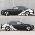 thumbnail image 2 of FlyFlise 2 Pieces Triangles Vinyl Car Body Stickers Long Stripe Door Sticker Vinyl, 2 of 7