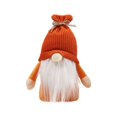 thumbnail image 1 of Way To Celebrate Cute Gnome Decoration, 10 inch Height, Orange Colour, 1 of 4