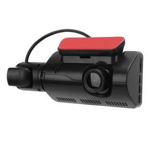 Dual Dash Cam, avant et à l'intérieur de la voiture enregistreur de conduite Dashcam, 170 Enregistreur de caméra de tableau de bord de vision nocturne à angle large pour taxi de voiture, soutien 32GB , Enregistrement, moniteur de stationnement