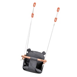 Barre de balançoire en bois Trapèze pour enfants - 45,7 cm de hauteur réglable Anneaux de Barre de balançoire en bois Trapèze pour enfants - 45,7 cm de hauteur réglable Anneaux de