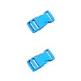 thumbnail image 4 of maskred 10pack/lot Versatile Release Buckle Strap For Various Buckle Applications Multi-Color ABS Clasp Belt Buckles Hook Buckle lake blue 2Set, 4 of 6