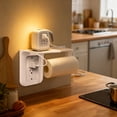 thumbnail image 5 of Wall Socket Rack for Living Room and Bedroom - Upgraded ABS Material Practical Wall Mounted Shelf with Strong Load Bearing Capacity and Easy, 5 of 5