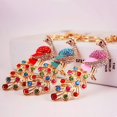 thumbnail image 4 of OUSITAID Porte-Clés Porte-Clés Étincelant hree-dimensional Animal Pattern Decoration Paon Faux Cristal Strass Porte-Clés Sac Accessoire, 4 of 6