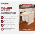 thumbnail image 2 of Rev-A-Shelf Poubelle à Montage Supérieur à Double Tiroir sous Armoire, 35 Qt, 4WCTM-21DM2-495-FL, 2 of 8