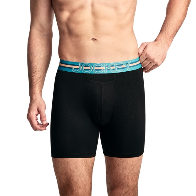 Jockey Sport Men's Stability Pouch Microfiber 6" Boxer Brief