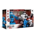 thumbnail image 1 of Sharper Image Mecha Rivals RC Ejecting Battle Robots Blue and White, 1 of 5