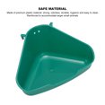 thumbnail image 3 of Animal Litter Tray Fanshaped Pet Litter Corner Toilet Training Tray Simple To Fix Hamster Sand Bath Litter Box Bathtub Spill Proof Sand Bath Container For Hamster, 3 of 8