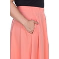 thumbnail image 3 of White Mark Jupe Midi Évasée Tasmin pour Femmes, 3 of 6