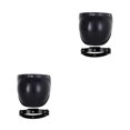 thumbnail image 1 of Decodeary Visors Materials For Clear Easy To Carry Vintage Dark brown black 2Set, 1 of 6