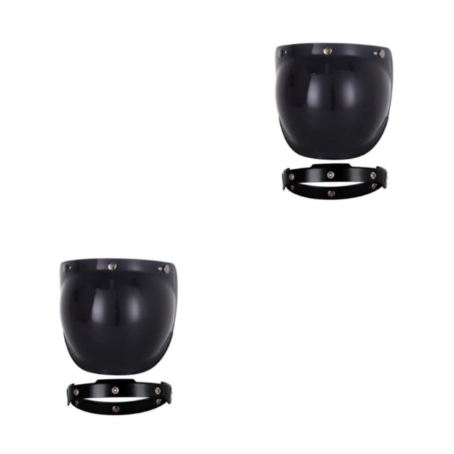 Decodeary Visors Materials For Clear Easy To Carry Vintage Dark brown black 2Set
