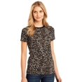 thumbnail image 1 of District Made - Ladies ThIn Camo Crew Tee, Leopard L, 1 of 1
