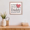 thumbnail image 3 of Framed Wooden Sign For Dad, 3 of 3
