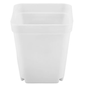 Pots de fleurs, 20pcs Mini Pots de plantes à sucent en plastique, Pots carrés de planter pour les petites plantes Fleurs Cactus Décorations Décor