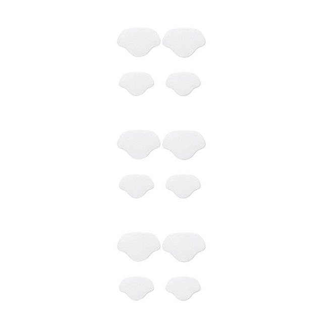 kurtrusly Adjustable Shoe Heel Pad Insoles for High Heels Customizable Heel Repair Stick white 3Set