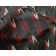 thumbnail image 4 of oneOone Silk Tabby Fabric Arrow Ikat Print Sewing Fabric BTY 42 Inch Wide, 4 of 4