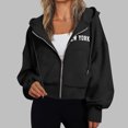thumbnail image 4 of Veste en Polaire pour Femmes, Veste à Capuche Confortable avec Manches Longues, Coupe Ample, 4 of 5