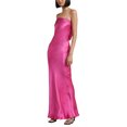 thumbnail image 3 of Faithtur Nouvelle Mode Femmes Robe Sans Manches Couleur Unie Bustier Élégante une Pièce, Robe de Banquet de Mariage Cocktail, 3 of 7