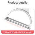 thumbnail image 4 of Vrorvz Multifunctional Kitchen Grater and Peeler for Vegetables and Fruits with Stainless Steel Blade for Fast Peeling Shredding Slicing Ergonomic Handle Easy to Clean Cutting Tool, 4 of 8