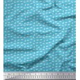 thumbnail image 1 of Soimoi Moss Georgette Fabric Paper Boat Art & Craft Print Fabric by The Yard 42 Inch Wide, 1 of 3