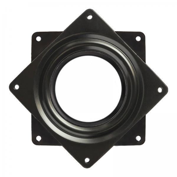 CNKOO 2x Replacement Square Turntable Bearing 0.8mm Thick Bar Stool Swivel Plate Accessories Multifunctional for Kitchen Storage Rack 4inch 3 Pcs