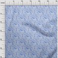 thumbnail image 3 of oneOone Silk Tabby Medium Blue Fabric Floral Craft Projects Decor Fabric Printed By The Yard 42 Inch Wide, 3 of 4