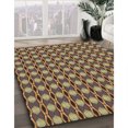 thumbnail image 3 of Ahgly Tapis d'Intérieur Lavable en Machine Carré Transitionnel Pérun Brun, 3 Pieds Carré, 3 of 7