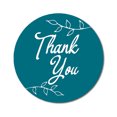 thumbnail image 1 of Darling Souvenir Rond 45 Pcs Autocollants de Vignes de Feuilles Merci Bleu Sarcelle Mariage Enveloppe Sceau-1,6 Pouces, 1 of 4